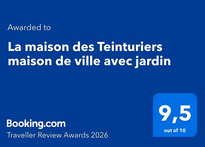 La Maison Des Teinturiers Maison De Avec Jardin